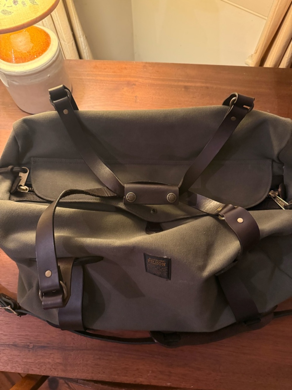 Filson Rugged Twill Duffel Bag - Medium - Great shape. Very little use.